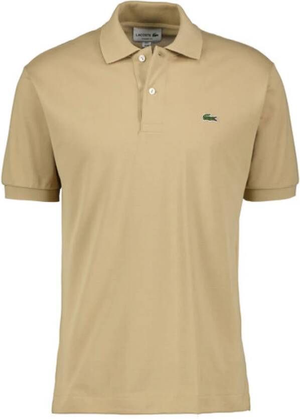 Lacoste Klassiek Heren Polo Shirt Beige Heren