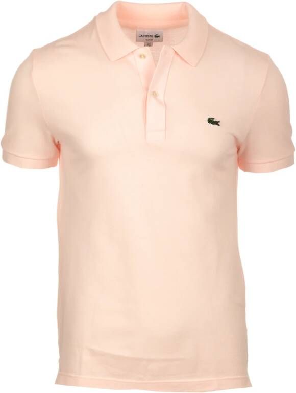 Lacoste Klassiek Heren Polo Shirt Roze Heren