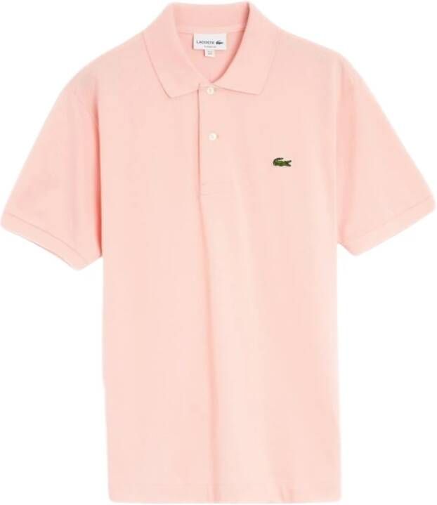 Lacoste Klassiek Heren Poloshirt in Roze Heren