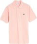 Lacoste Klassieke Katoenen T-shirts en Polos in Roze Pink Heren - Thumbnail 3