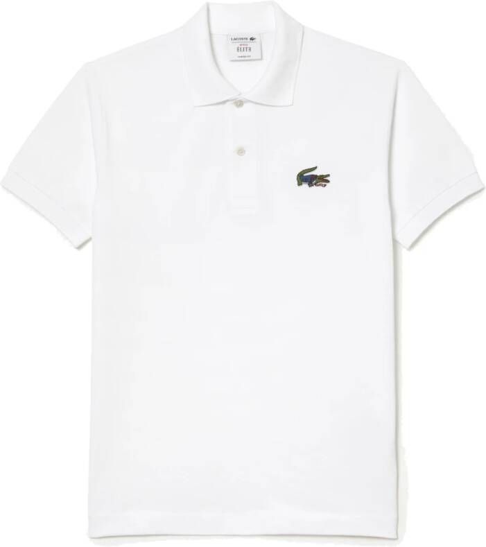 Lacoste Klassiek Polo Shirt met Moderne Accent White Heren