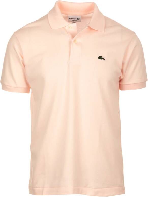 Lacoste Klassiek Polo Shirt Roze Heren