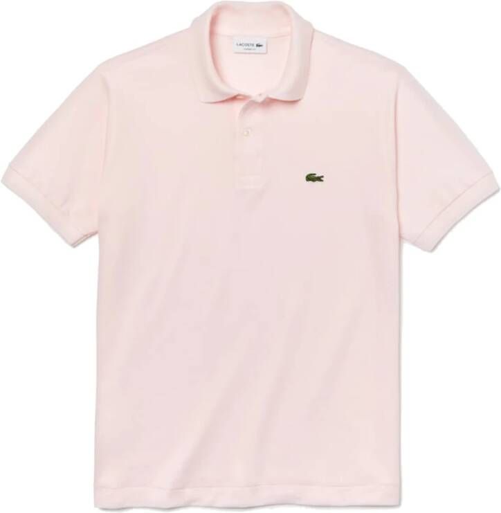 Lacoste Klassieke Polo Shirt Roze Heren