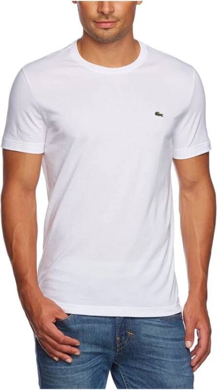 Lacoste Klassieke Th2038 T-shirt voor heren Wit Heren