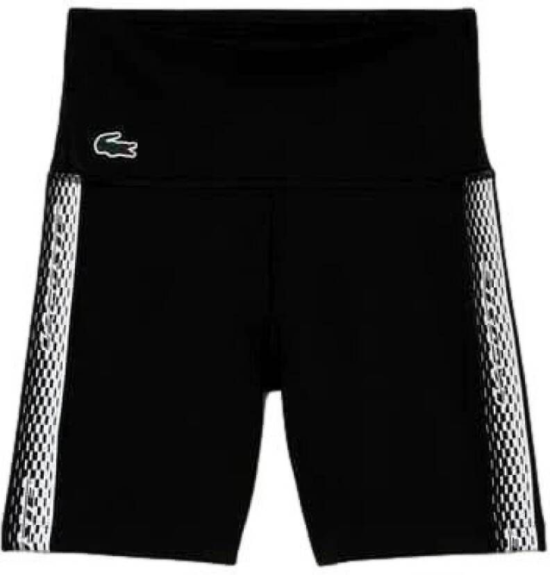 Lacoste Korte shorts voor dames Zomerse elegantie en comfort Black Dames