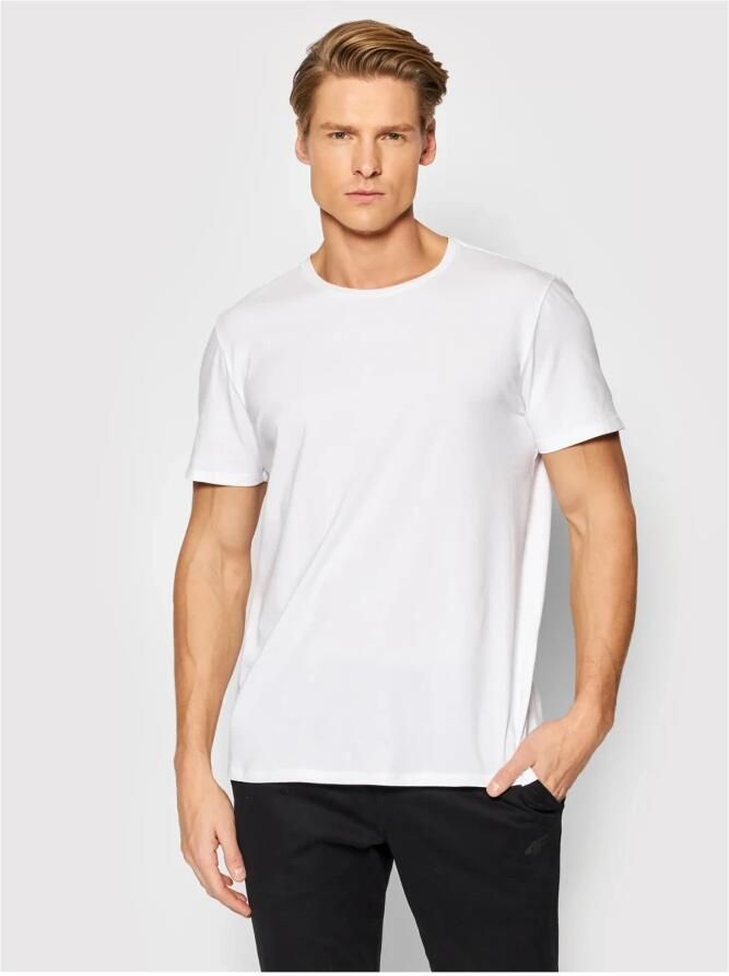 Lacoste 2-Pack Stretch Katoenen T-Shirts White Heren - Foto 2