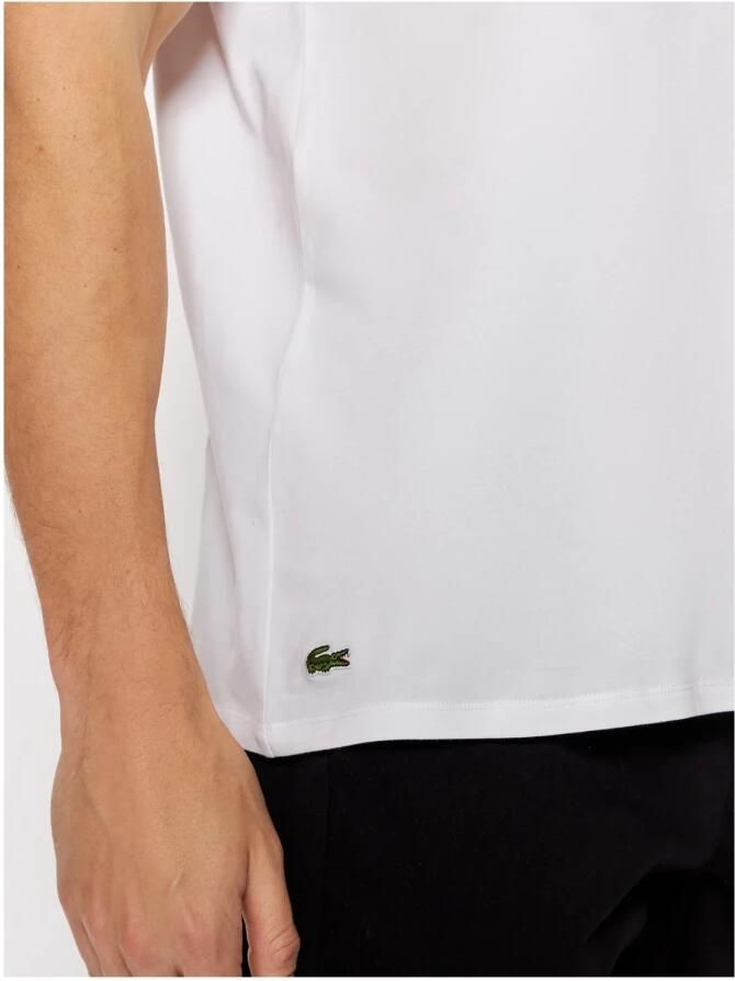 Lacoste 2-Pack Stretch Katoenen T-Shirts White Heren