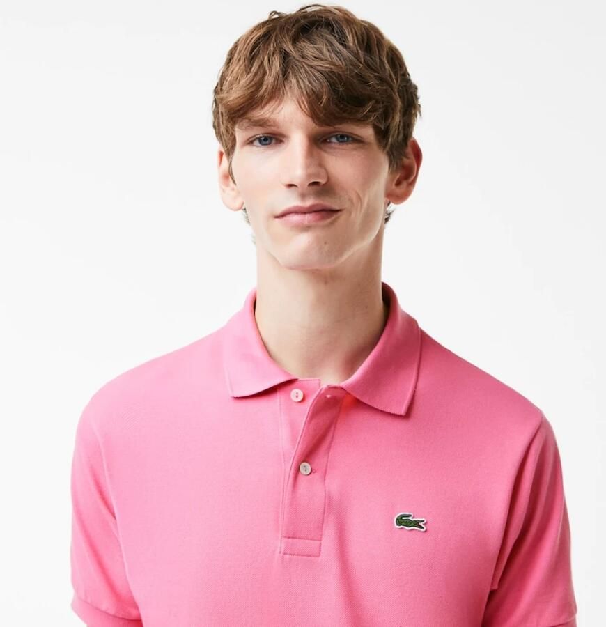 Lacoste Poloshirt met knopen in parelmoer-look (1-delig)
