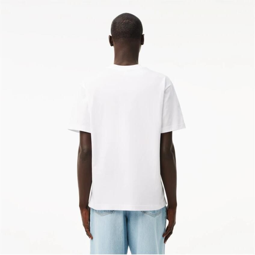 Lacoste Short Sleeved Crew Neck T-shirts Kleding white maat: XXL beschikbare maaten:S M L XL XXL - Foto 6