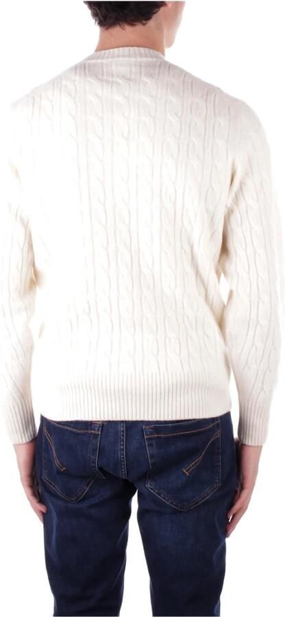 Lacoste Elegante Wintertrui met Gevlochten Details Beige Heren - Foto 4