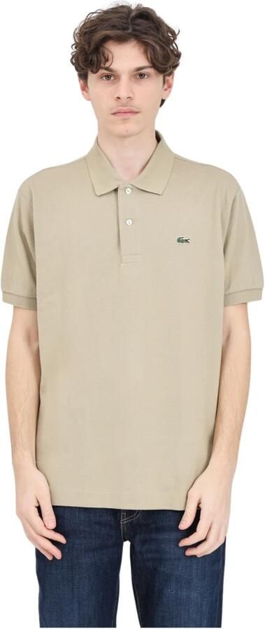 Lacoste Regular Fit Stretch Organisch Katoen Bruine Polo Brown Heren - Foto 5