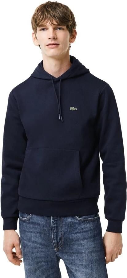 Lacoste Organisch Katoenen Hoodie Comfortabel en Stijlvol Blauw Heren - Foto 7