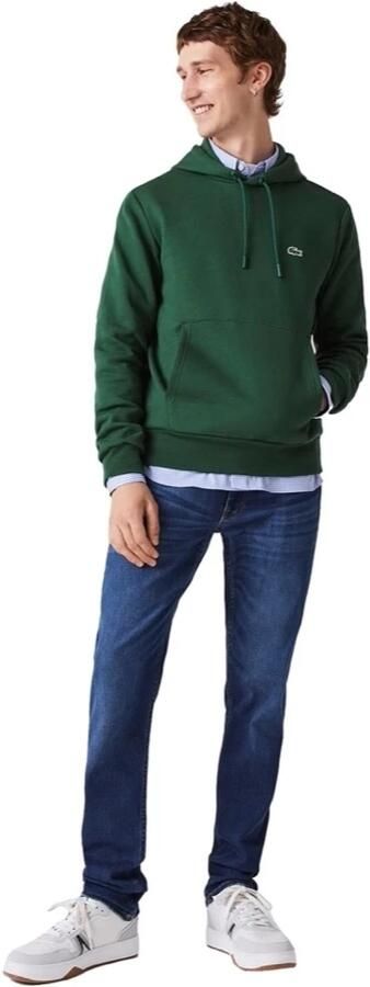 Lacoste Groene katoenblend sweatshirt voor heren Groen Heren - Foto 9