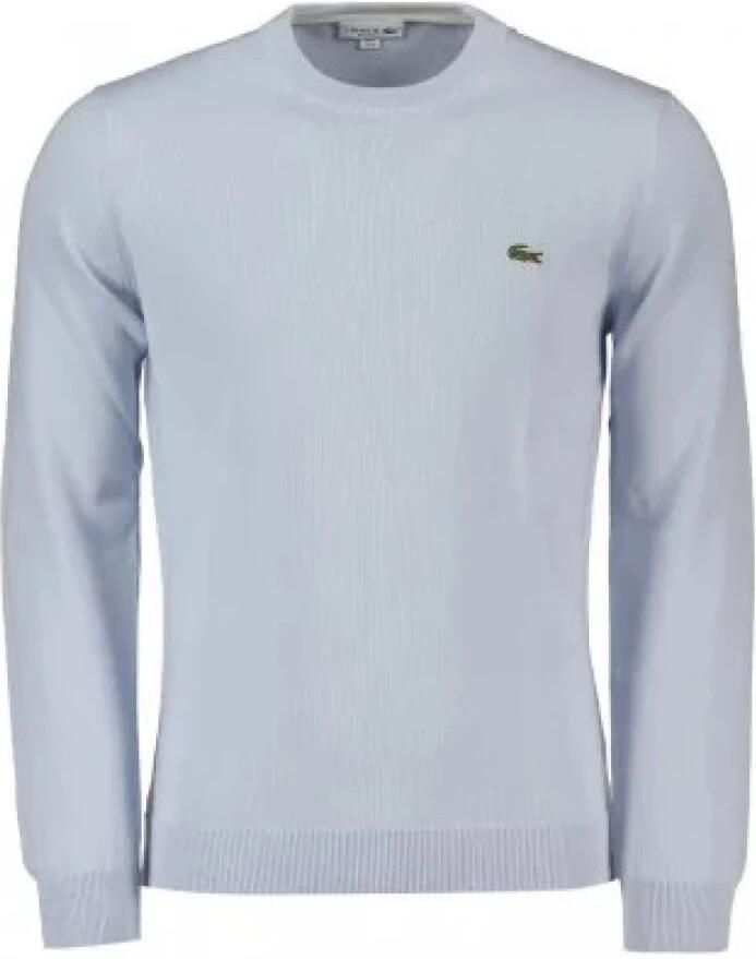 Lacoste Biologische Ronde Hals Trui Gray Heren