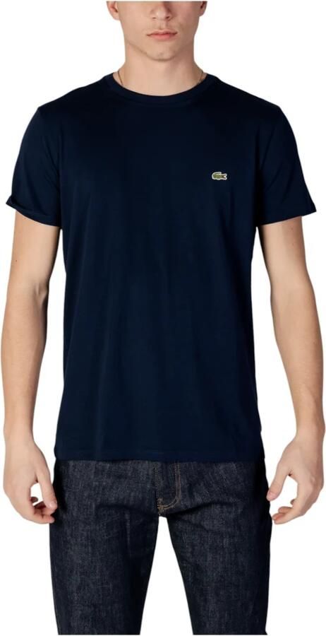 Lacoste Short Sleeved Crew Neck T-shirts Kleding marine M beschikbare maaten:S M - Foto 11