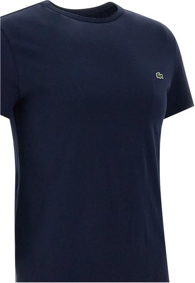 Lacoste Short Sleeved Crew Neck T-shirts Kleding marine maat: M beschikbare maaten:S M - Foto 10