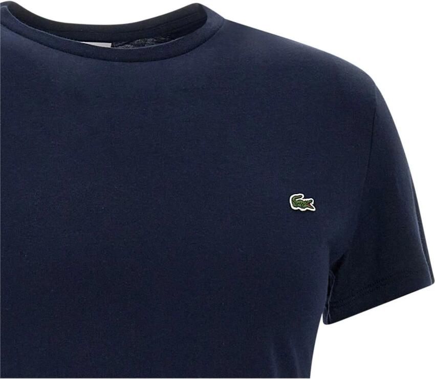 Lacoste Short Sleeved Crew Neck T-shirts Kleding marine maat: M beschikbare maaten:S M - Foto 7