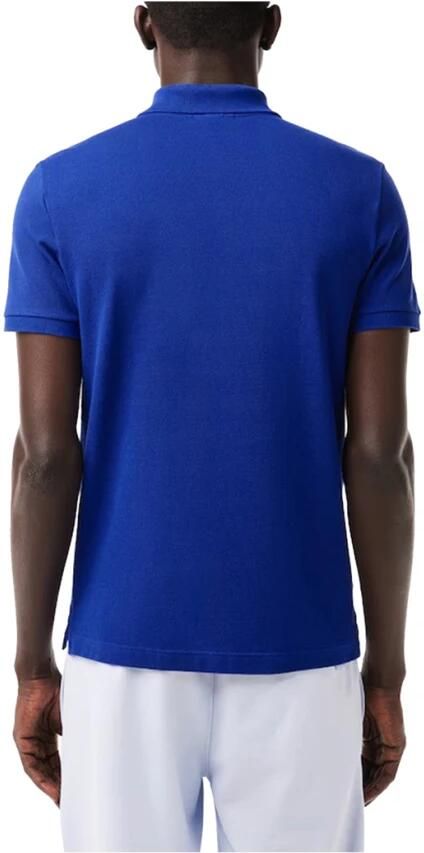 Lacoste Slim Fit Katoenen Polo Shirt (Blauw) Blue Heren