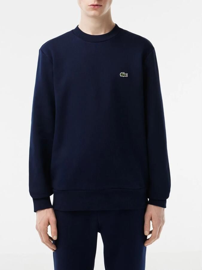 Lacoste Trui met ronde hals gemakkelijk te onderhouden duurzame katoenmix met wolaandeel - Foto 13