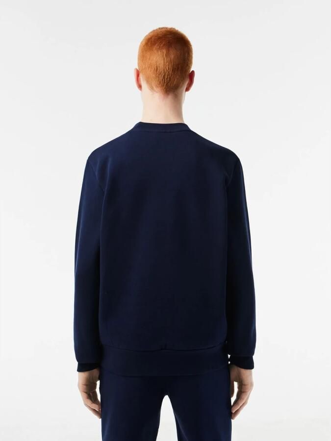 Lacoste Trui met ronde hals gemakkelijk te onderhouden duurzame katoenmix met wolaandeel - Foto 14