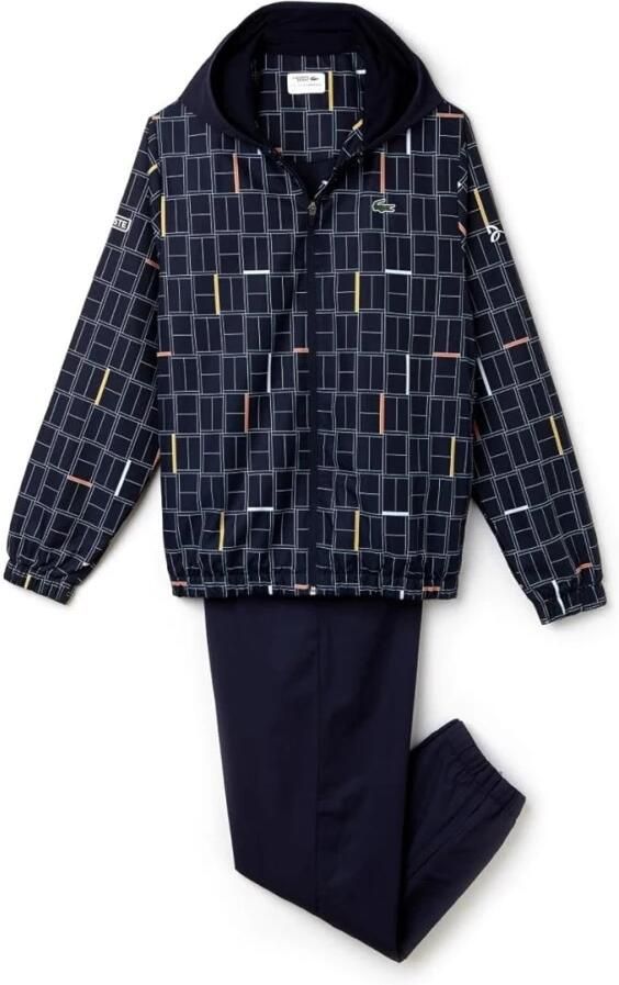 Lacoste Blauwe Hoodie Trainingspak Blue Heren