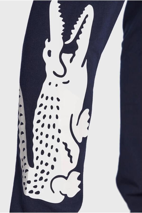 Lacoste Pyjamabroek LA relaxbroek groot logo