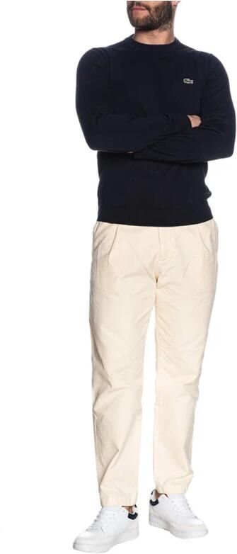 Lacoste Blauwe Crew Neck Sweater met Iconisch Logo Blue Heren - Foto 4