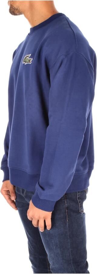 Lacoste Blauwe Krokodil Badge Sweater Blue Heren - Foto 5