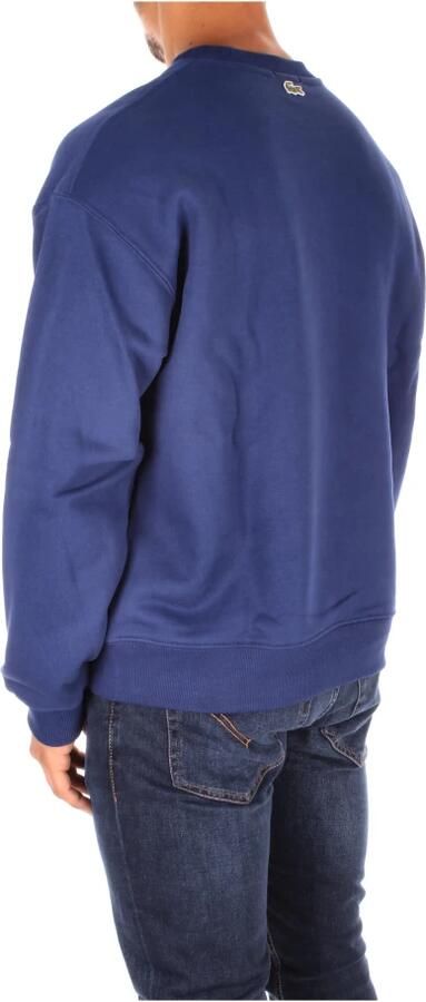 Lacoste Blauwe Krokodil Badge Sweater Blue Heren - Foto 2