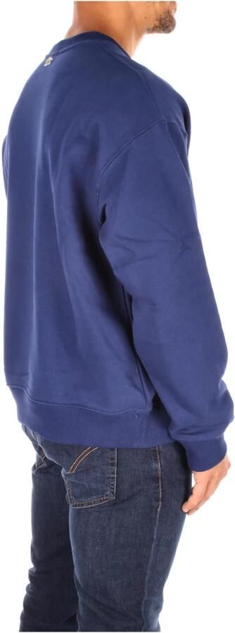 Lacoste Blauwe Krokodil Badge Sweater Blue Heren - Foto 4