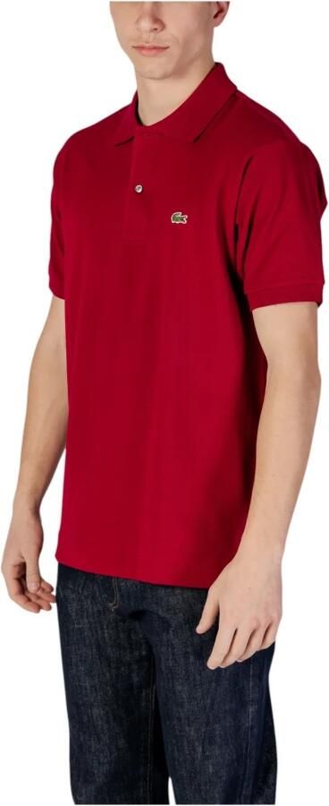 Lacoste Klassieke Katoenen Polo met Moeder van Parel Knopen Red Heren - Foto 6