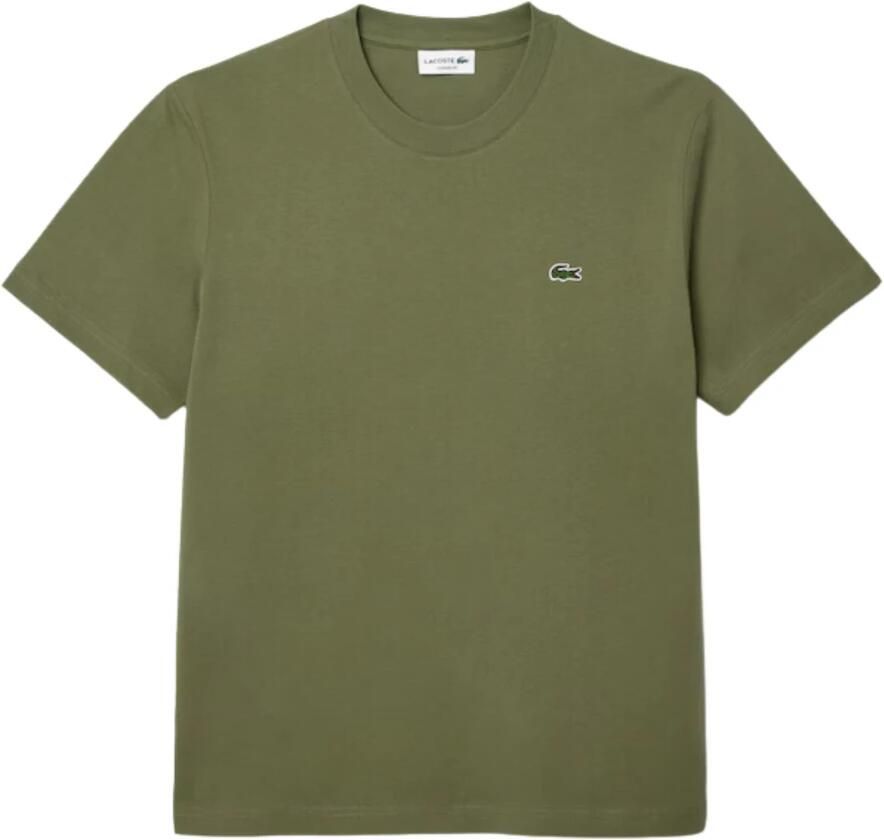 Lacoste T-shirt Classic Fit Cotton T-Shirt Khaki Green