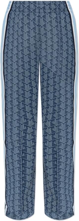 Lacoste Sport Flared joggingbroek met vaste persplooien - Foto 5