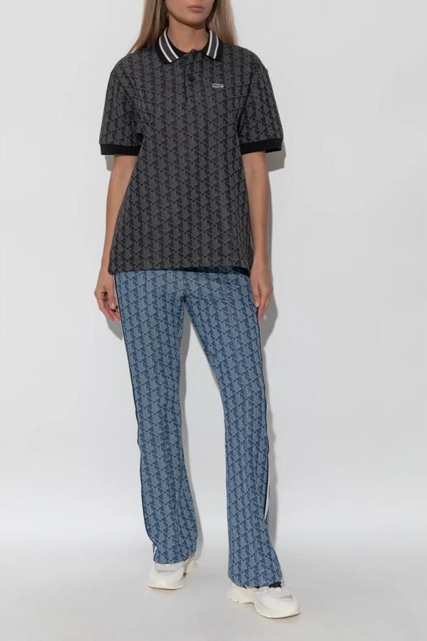 Lacoste Sport Flared joggingbroek met vaste persplooien - Foto 2