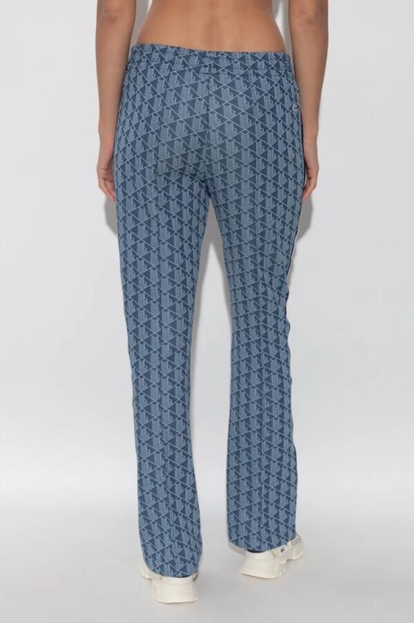 Lacoste Sport Flared joggingbroek met vaste persplooien - Foto 4