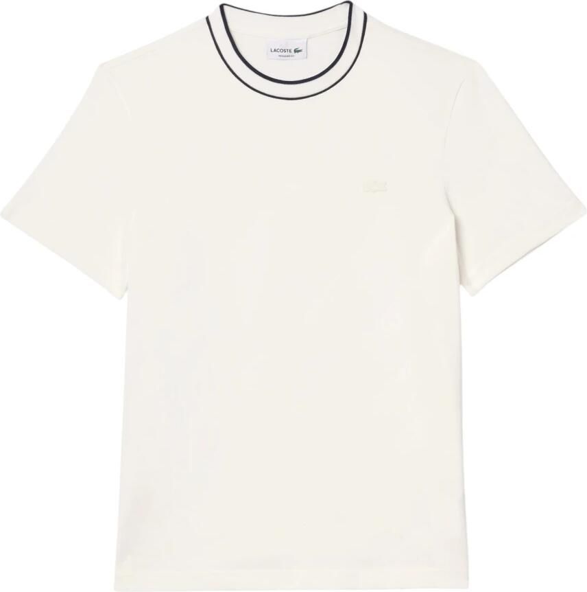 Lacoste Casual Katoenen T-Shirt voor Mannen White Heren - Foto 1
