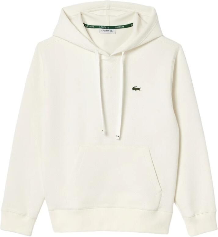 Lacoste Witte Dames Hoodie Chic Sportieve Stijl White Dames
