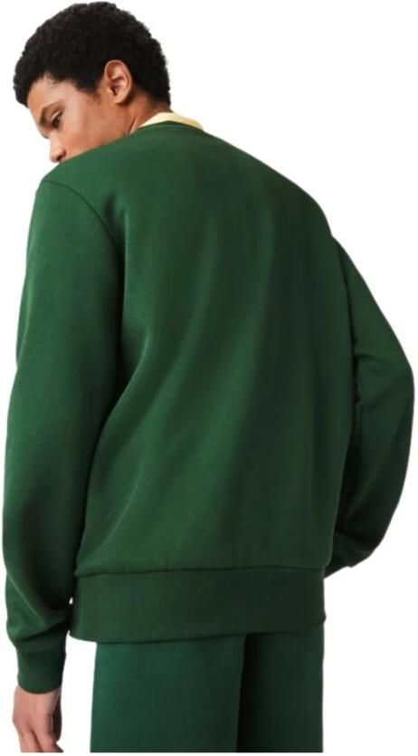 Lacoste Comfortabele Crewneck Sweatshirt voor Mannen Green Heren - Foto 15