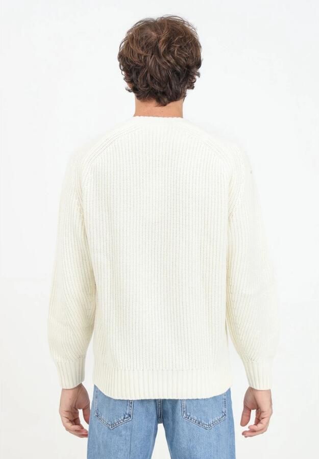 Lacoste Klassieke pasvorm trui met krokodilborduursel White Heren