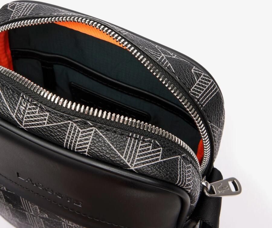 Lacoste Monogram Verticale Tas met Sleutelring Black Heren - Foto 3