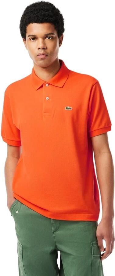 Lacoste Klassieke Katoenen T-shirts en Polos Orange Heren - Foto 5