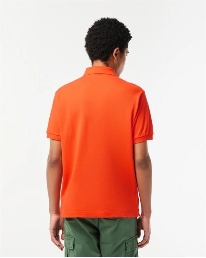 Lacoste Klassieke Katoenen T-shirts en Polos Orange Heren - Foto 2