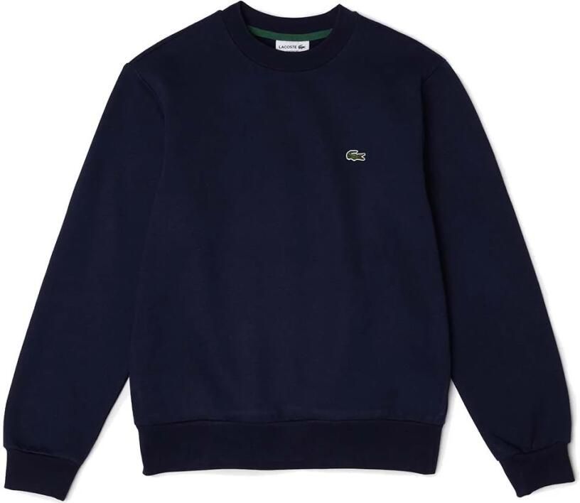Lacoste Trui met ronde hals gemakkelijk te onderhouden duurzame katoenmix met wolaandeel - Foto 7
