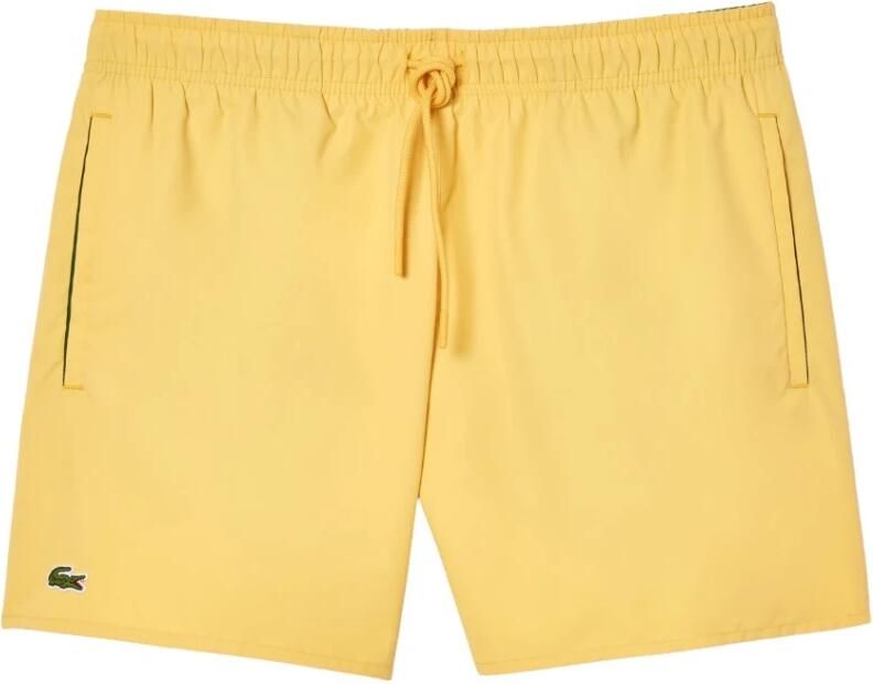 Lacoste Zwembroek met logopatch model 'Basic' - Foto 4