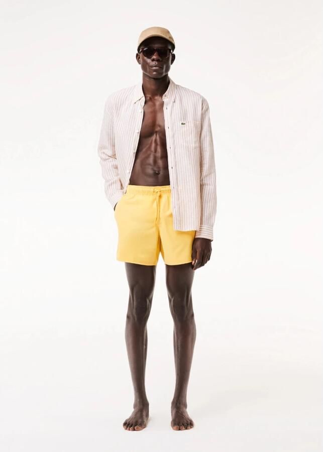 Lacoste Zwembroek met logopatch model 'Basic'