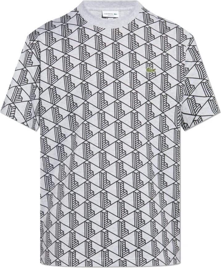 Lacoste Gestreept T-shirt Gray Heren - Foto 5