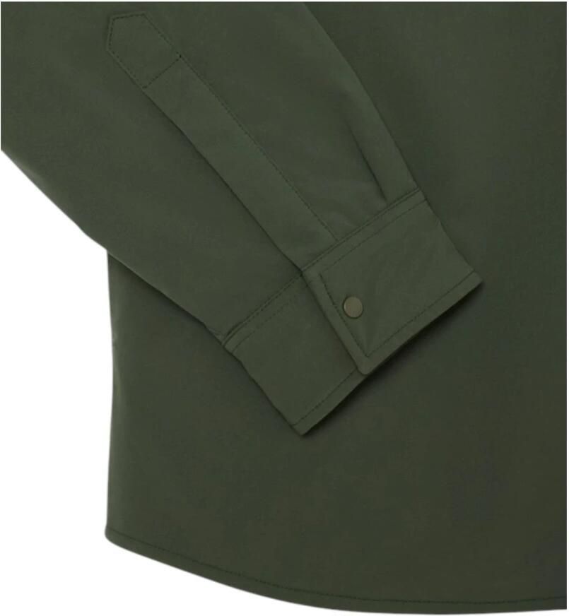 Lacoste Gewatteerd Waterafstotend Overshirt Groen Green Heren - Foto 2