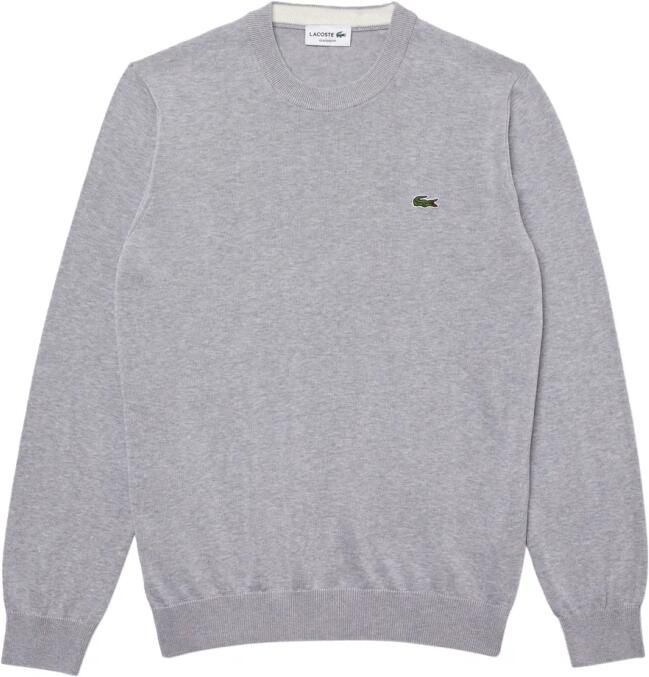 Lacoste Klassieke Grijze Sweatshirt met Groene Krokodil Borduursel Gray Heren - Foto 4