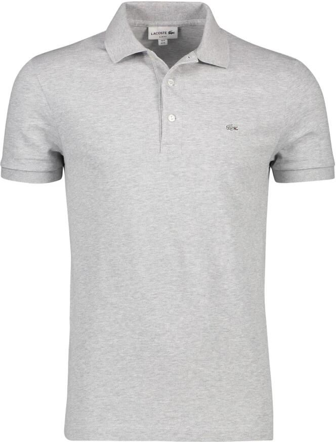 Lacoste Grijze Polo Shirt met Korte Mouw Gray Heren