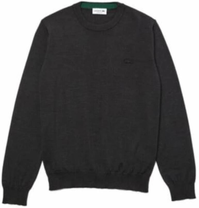 Lacoste Heren Merinowollen Trui met Ronde Hals Blauw Heren - Foto 6